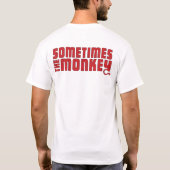T-shirt Parfois, le tireur des singes (Dos)