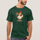 T-shirt Parfois, Vous Juste Dire Cluck It Retro Bold b (Devant)