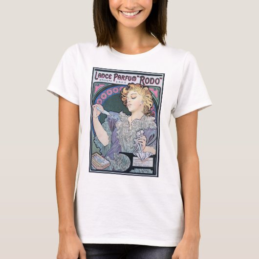 T-shirt Parfum, Alphonse Mucha (Devant)
