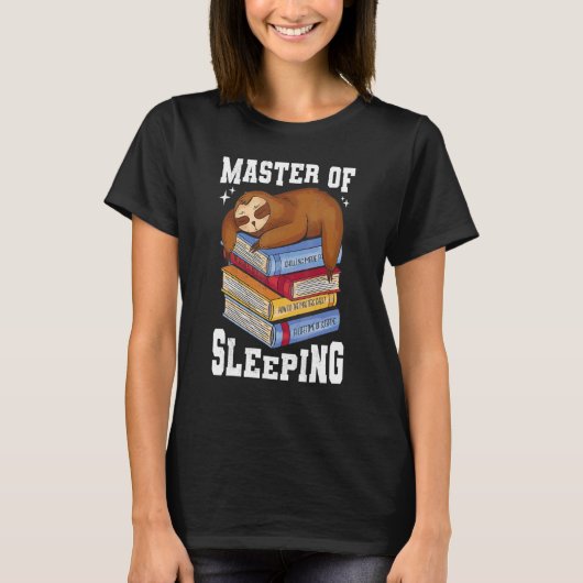 T-shirt Parfum Avec Livres Maître De Dormir (Devant)