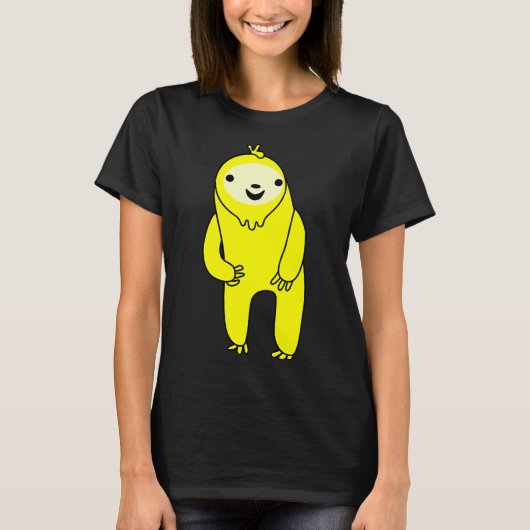 T-shirt Parfum jaune excité (Devant)