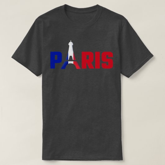 T-shirt Paris avec la Tour Eiffel (Design devant)