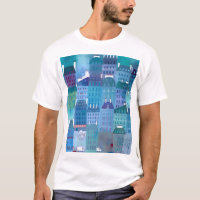 Paris Blues Moderne peinture Cityscape