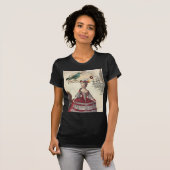 T-shirt Paris Chandelier reine Marie Antoinette (Devant entier)