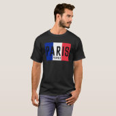 T-shirt Paris, France (Devant entier)