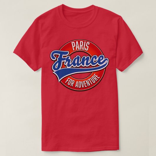 T-shirt Paris France (Design devant)