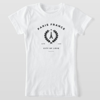 T-Shirt Paris France Ville De L'Amour