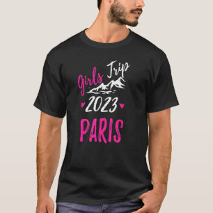 T-shirt Paris Girls Trip 2023 Voyage Bachelorette