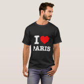 T-shirt Paris I Love Paris (Devant entier)