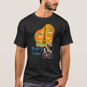 T-shirt Paris Je T'Aime Paris Je T'Aime Tour Eiffel Et