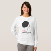 T-shirt Paris - Le Rouge Baiser (Le Baiser Rouge) (Devant entier)