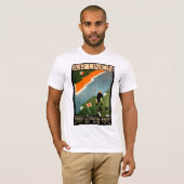 T-shirt Paris - Londres - Paris par Air (Devant entier)