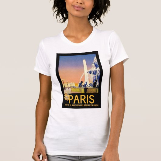 T-shirt Paris ~ Place de la Concorde (Devant)