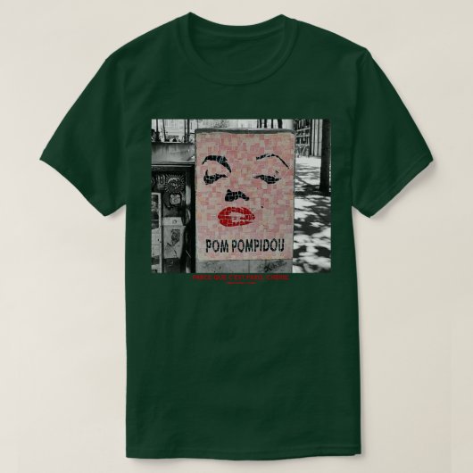 T-shirt Paris Pom Pompidou (Design devant)