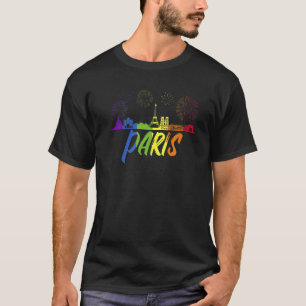T-shirt Paris Pride Skyline Pride Paris