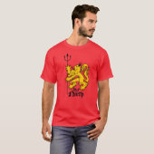 T-shirt Paris Roubaix L'Enfer du Lion du Diable du Nord (Devant entier)