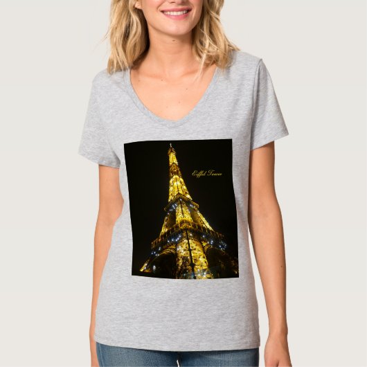 T-shirt Paris. Tour Eiffel. (Devant)