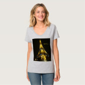 T-shirt Paris. Tour Eiffel. (Devant entier)