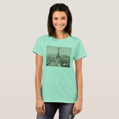 T-shirt Paris : Tour Eiffel, 1900 (Devant entier)