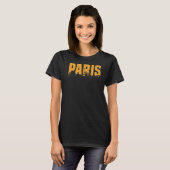 T-shirt Paris Tour Eiffel France Premium (Devant entier)