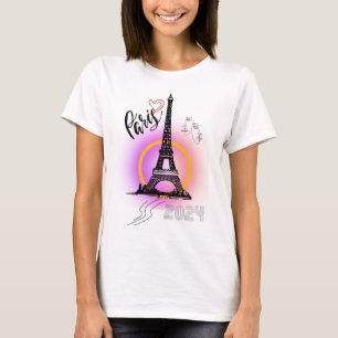 T-shirt Paris Ville de l'amour