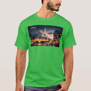 T-shirt Paris Ville de lumière Collection Grandes Villes
