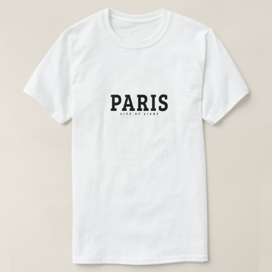 T-shirt Paris - Ville lumière (Design devant)