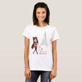 T-shirt Parisienne (Devant entier)
