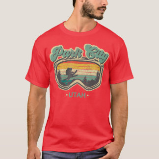 T-shirt Park City Utah Retro Station de ski Vintage Vac