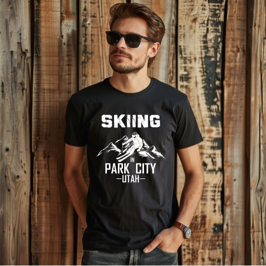 T-shirt Park City Utah ski