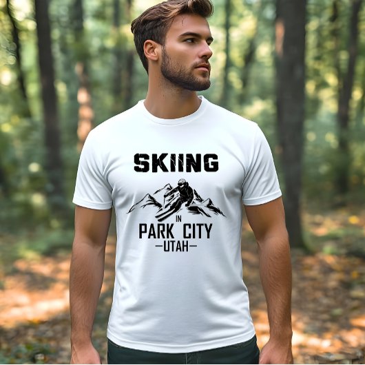 T-shirt Park City Utah ski