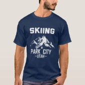 T-shirt Park City Utah ski (Devant)