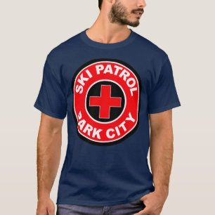 T-shirt PARK CITY UTAH Ski Patrol Mountain Art