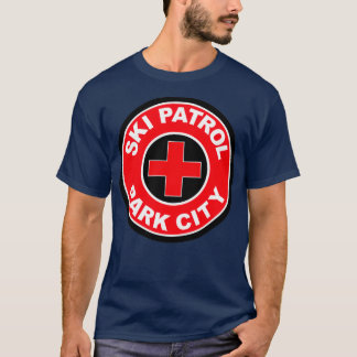 T-shirt PARK CITY UTAH Ski Patrol Mountain Art