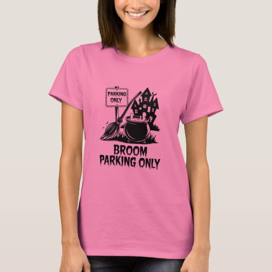 T-shirt Parking De Chambre Halloween Seulement (Devant)