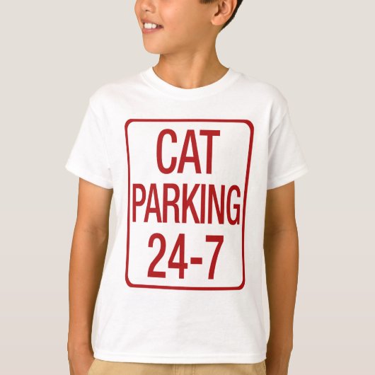 T-shirt Parking pour chats (Devant)