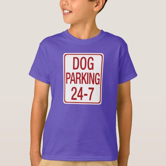 T-shirt Parking pour chiens (Devant)
