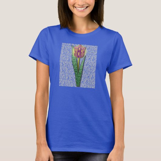 T-shirt Parkinsons Force Burst Tulip Violet (Devant)