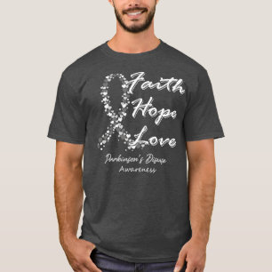 T-shirt Parkinsons Maladie Sensibilisation Foi Espoir Amou