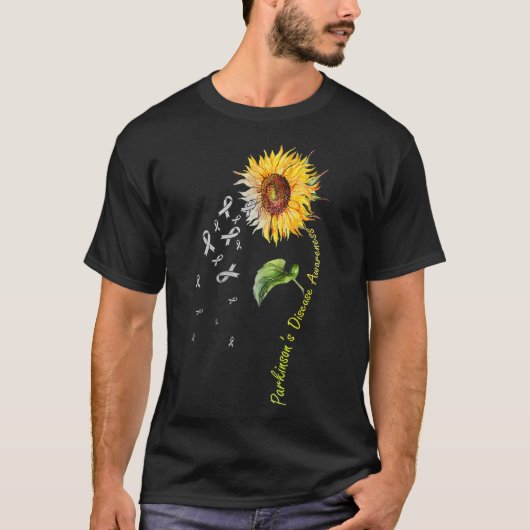 T-shirt Parkinsons Sensibilisation aux maladies Tournesol (Devant)