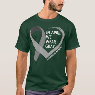 T-shirt Parkinsons Sensibilisation En Avril Nous Portons G