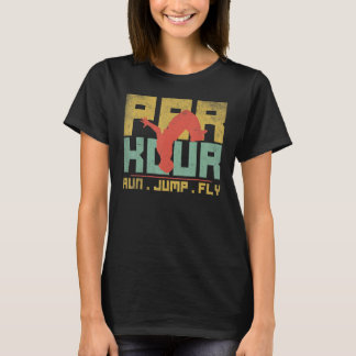 T-shirt Parkour Course Saut Vol Hobby Moderne Extérieur Ré