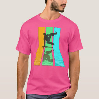 T-shirt Parkour de style rétro vintage 80S
