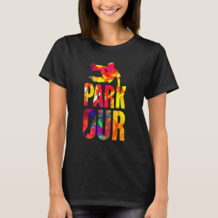T-shirt Parkour Extreme Sport Gratuit Jumping Parkour