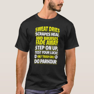 T-shirt Parkour Femme Filles Dures Parkour