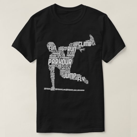 T-shirt Parkour Freerunner Freerunner Traceur Enfants Homm (Design devant)