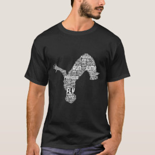 T-shirt Parkour Freerunner Freerunning Traceur Men Kids Bo