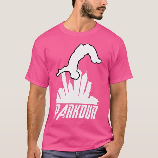 T-shirt Parkour Freerunner Parkour Runner Parcour (Devant)