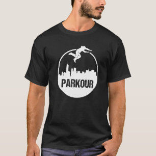 T-shirt Parkour Freerunning Parkour En Course Libre