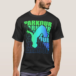 T-shirt Parkour Freerunning Street Exercice acrobatique 41